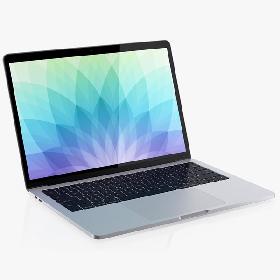 Notebook Generic 13 inch 2018 3D model